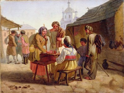 Vendeur de kvas, 1862 - Vasili Efimovich Kallistov